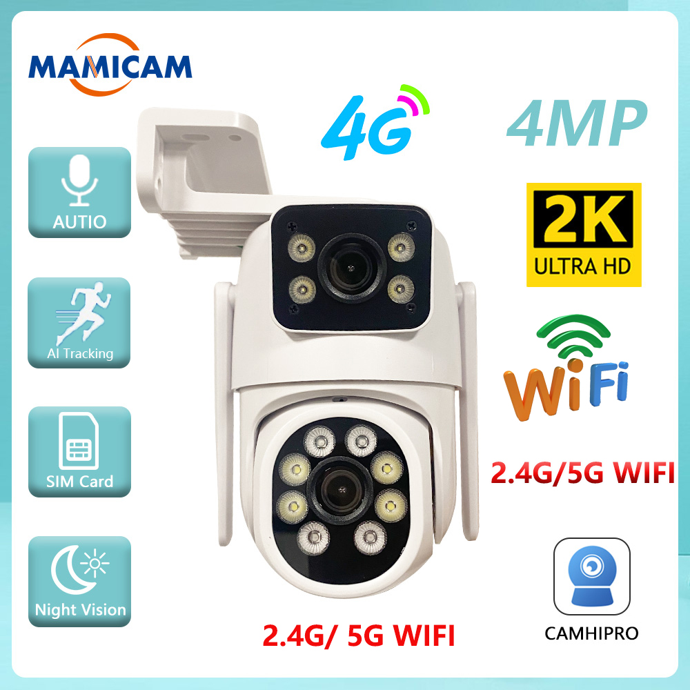 Smart Home Camera Ezviz - 4-мегапиксельная Wi-Fi IP-камера 3G 4G SIM-карта