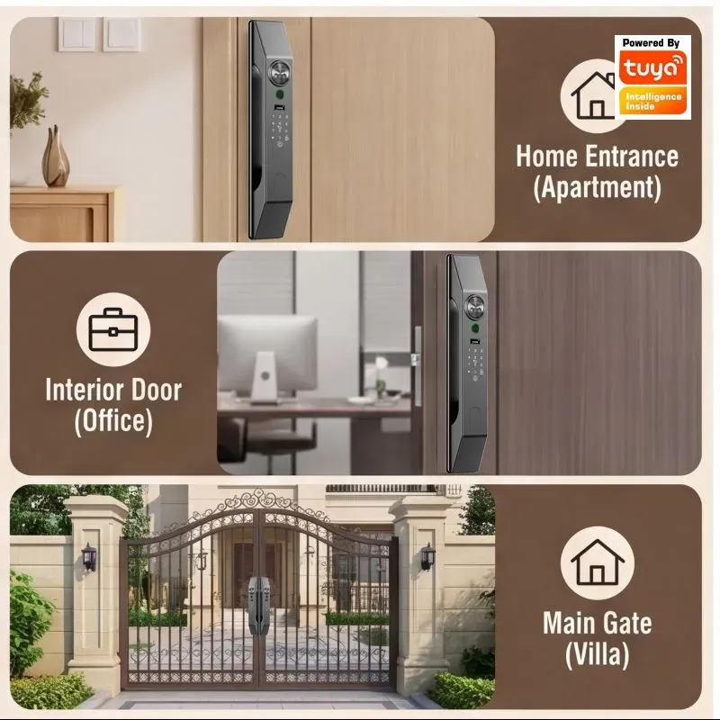 Многоязычный замок с распознав – обзор и цена Smart Home Door Lock