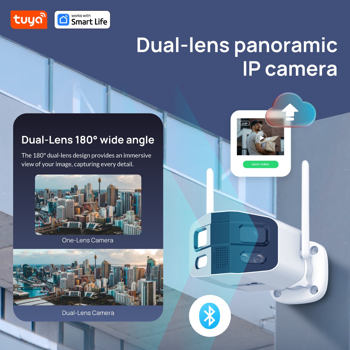 Tuya Smart 4MP 2.5K Dual-Lens, – обзор и цена Smart Home Camera Ezviz