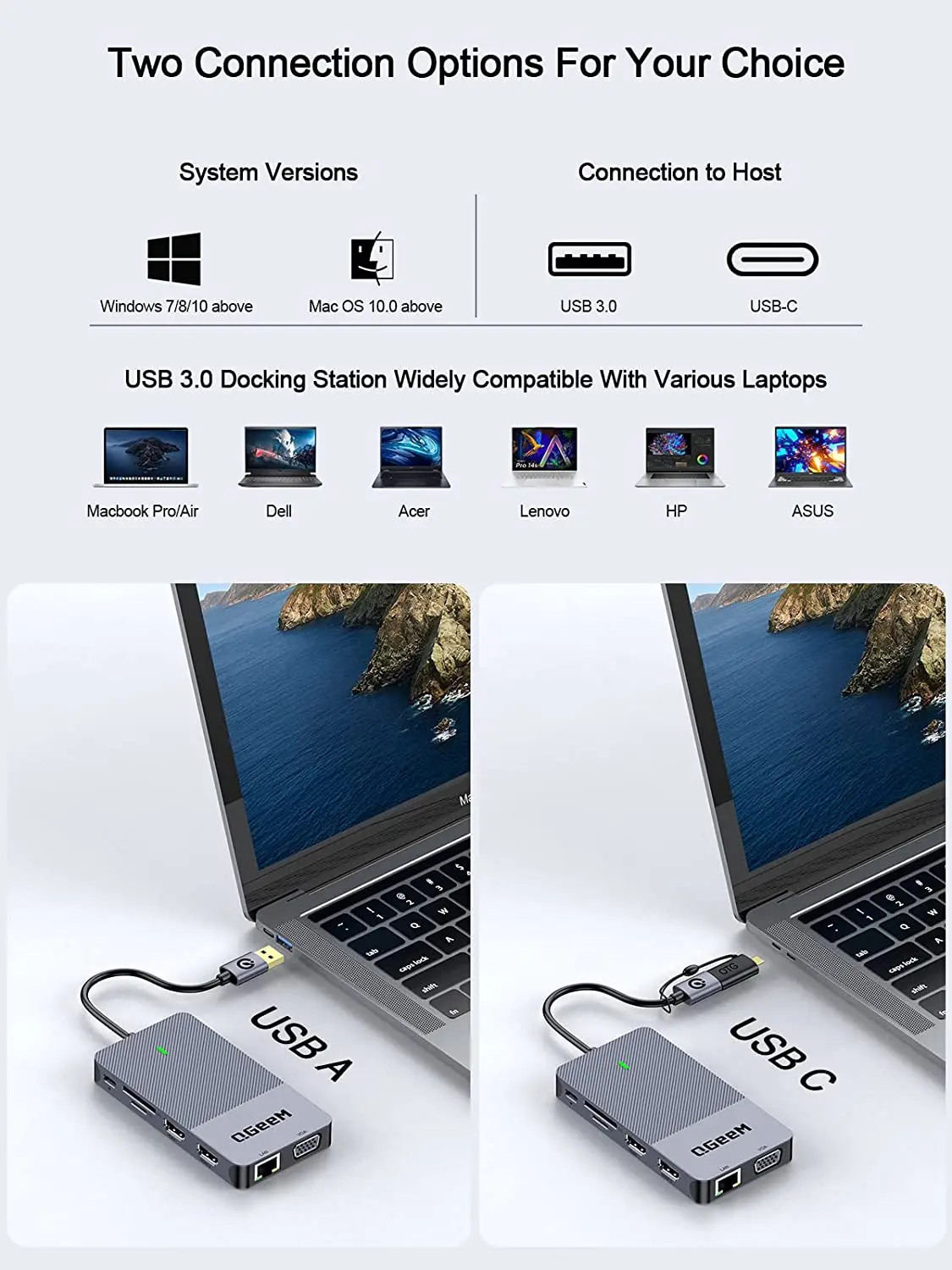 Док-станция QGeeM USB 3.0, USB – обзор и цена Smart Home Hub 2