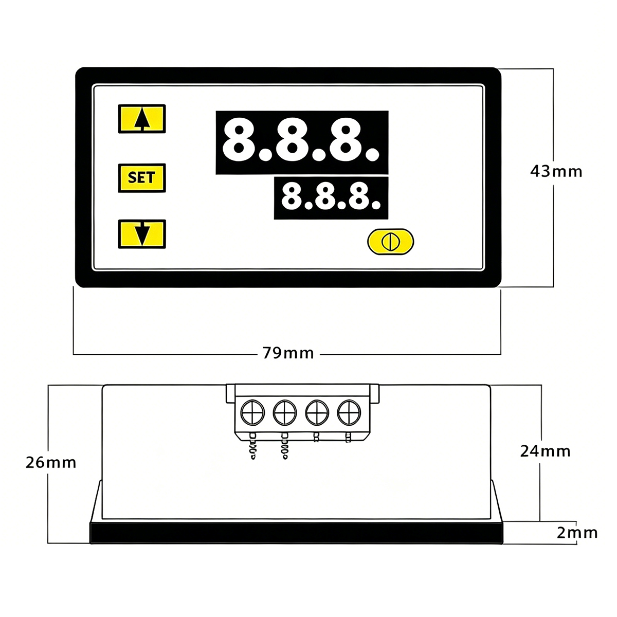 Цифровой контроллер температур – обзор и цена Temperature Sensor