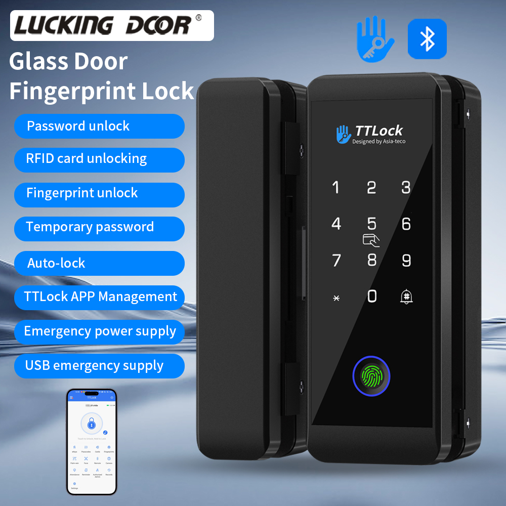 Умный стеклянный замок TTLOCK  – обзор и цена Smart Home Door Lock