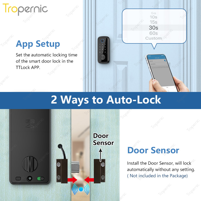 Дверные блокираторы Tuya Zigbe – обзор и цена Smart Home Door Lock