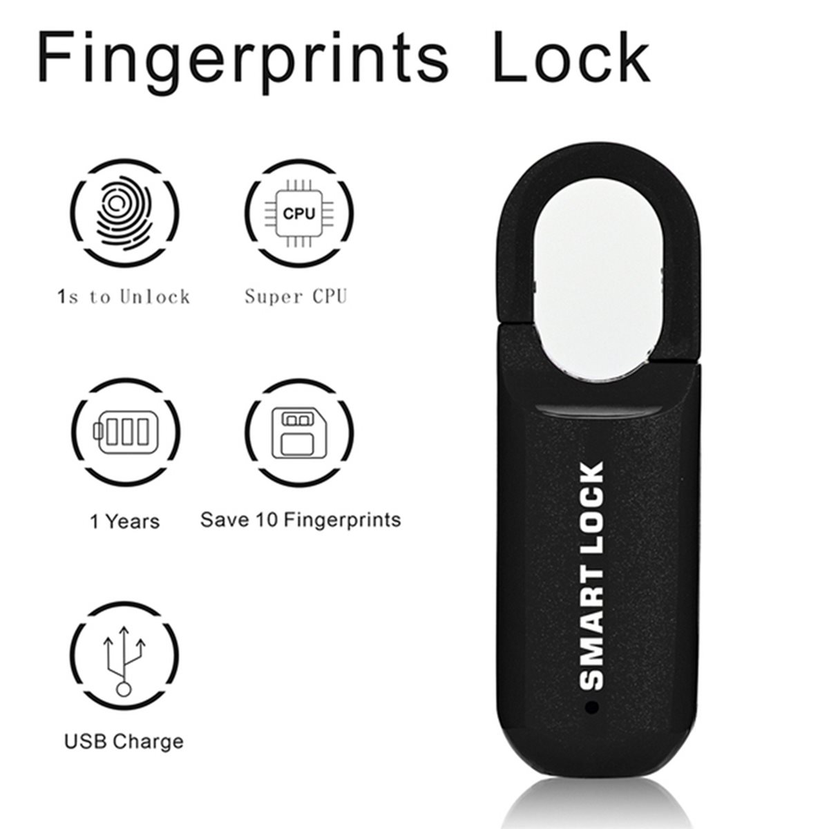 B44C 2X Замок с датчиком отпеч – обзор и цена Smart Home Door Lock